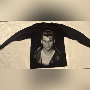 90s Vintage Black Johnny Depp Crybaby Cry Baby Shirt